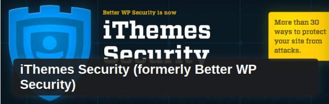 iThemes Security Plugin