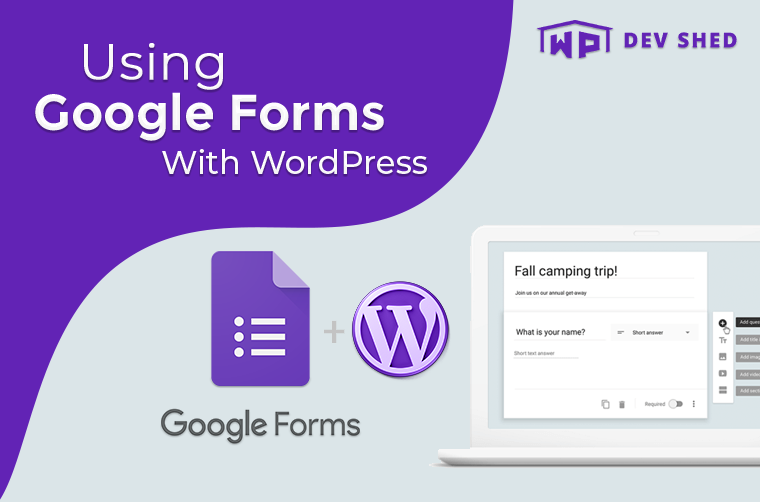 Using Google Forms With WordPress