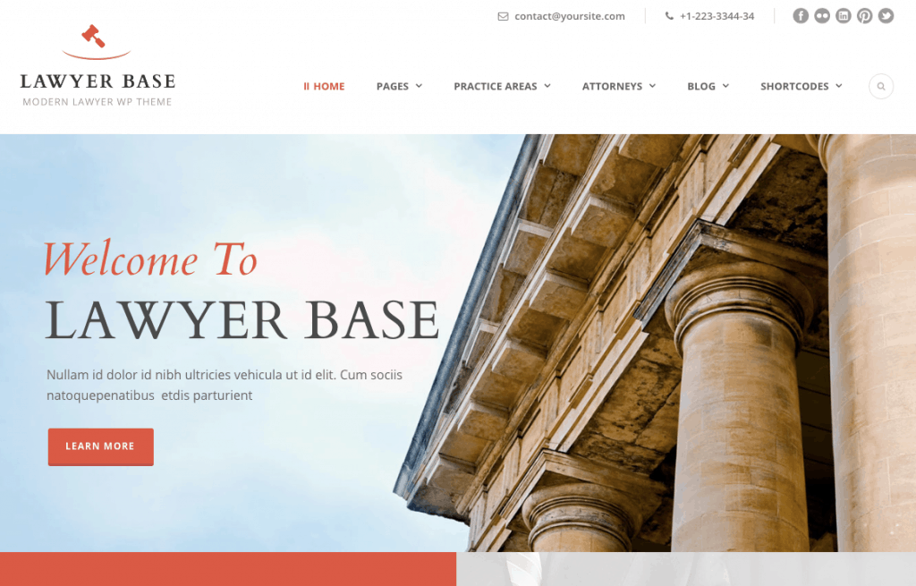 lawyer base wordpress theme