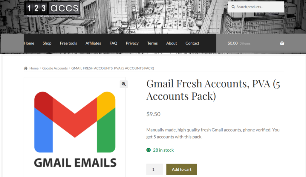 buy gmail account with bitcoin