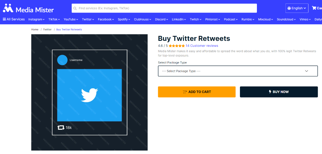 Media Mister Buy Twitter Retweets