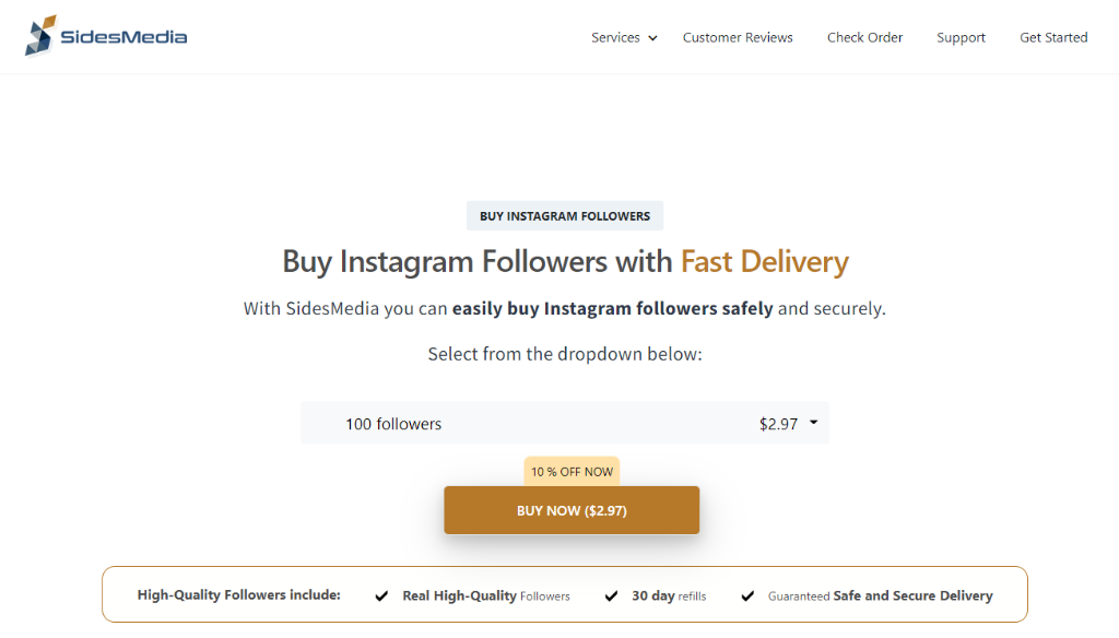 SidesMedia Buy Instagram Followers
